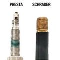 Presta and Schrader valve