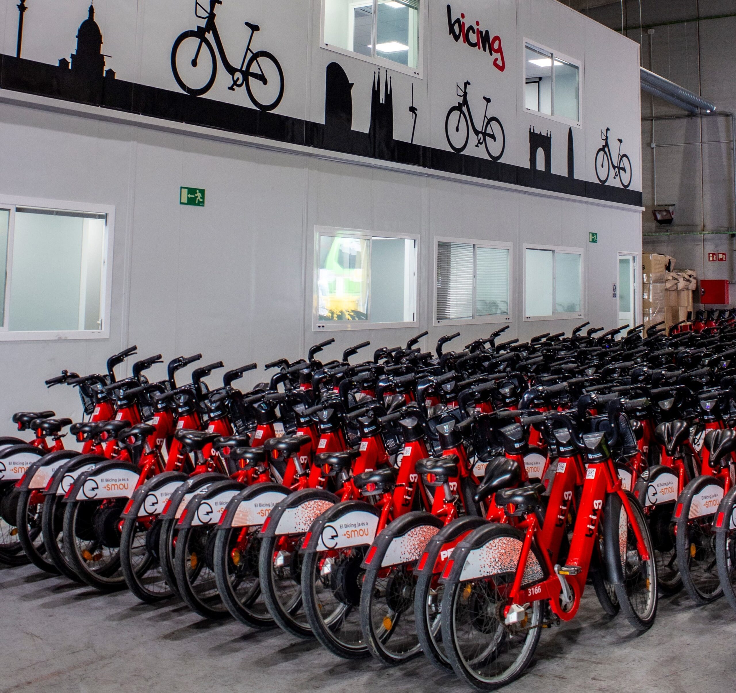 Bicing Barcelona fleet, bikes equipped with Tannus Tires